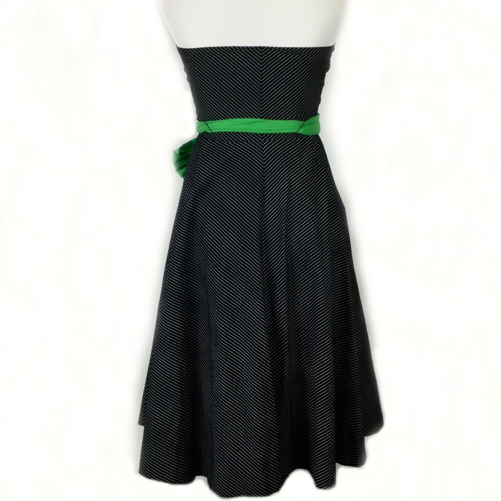 Anthro | Maeve > Striped Ginny Halter Dress w/ Bow - Picture 6 of 8